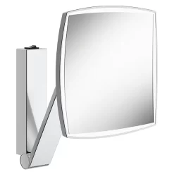 Keuco ILook Move Square Illuminated Cosmetic Mirror - Chrome