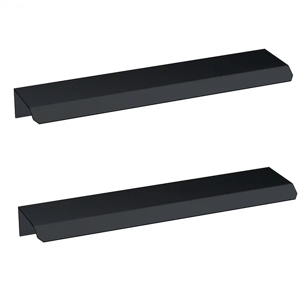 2 X Venice Matt Black Small Pull Handles 150mm 1 2 X Venice Matt Black Small Pull Handles 150mm