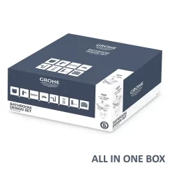 Grohe Euro Ceramic 600mm Complete Basin Package (Cosmo Smart Tap + Waste Included)