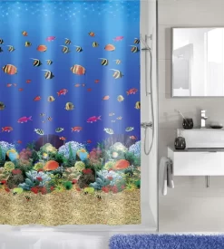 Kleine Wolke - Maldives PEVA Shower Curtain - W1800 X H2000