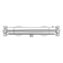 Chatsworth Traditional Crosshead Bottom Outlet Thermostatic Bar Shower Valve -Ideal Standard Store 61axsvdetail1