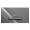 Villeroy & Boch Villeroy And Boch ViConnect Glass Glossy Grey Dual Flush Plate