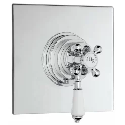 Hudson Reed Traditional Dual Concealed Thermostatic Shower Valve - Chrome