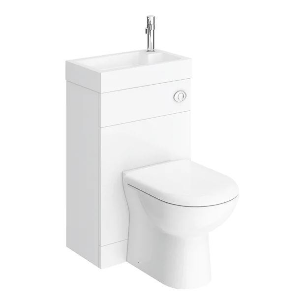 Alaska Combined Two-In-One Wash Basin & Toilet (500mm Wide X 300mm) 4 Alaska Combined Two-In-One Wash Basin & Toilet (500mm Wide X 300mm) - Image 4