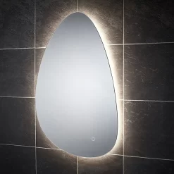 Arezzo 550 X 800mm Teardrop LED Backlit Bathroom Mirror With Anti-Fog -Ideal Standard Store az1703mb d4