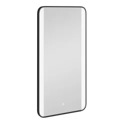 Arezzo Matt Black 600 X 1200mm Rectangular LED Illuminated Anti-Fog Bathroom Mirror 7 Arezzo Matt Black 600 X 1200mm Rectangular LED Illuminated Anti-Fog Bathroom Mirror -Ideal Standard Store az2212mb nd2