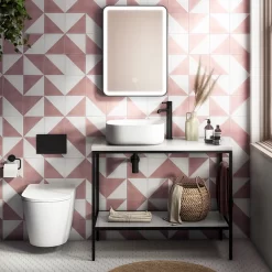 Arezzo Fluted Round Matt Black High Rise Mono Basin Mixer Tap -Ideal Standard Store az2ltmbf d4