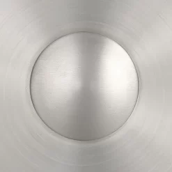 Arezzo Brushed Nickel 360mm Round Stainless Steel Counter Top Basin + Waste -Ideal Standard Store az360bn d1
