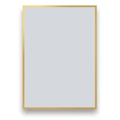 Arezzo Brushed Brass Square Edge 700 X 500 Mirror -Ideal Standard Store az57bb d1d