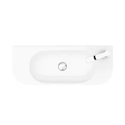 Arezzo 710 X 275mm Curved Wall Hung 1TH Basin