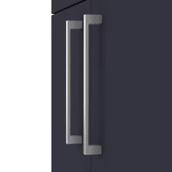 Arezzo Floor Standing Countertop Vanity Unit - Matt Blue - 600mm With Chrome Handles -Ideal Standard Store azb6fswch d1