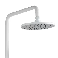 Arezzo Round Thermostatic Shower - Matt White -Ideal Standard Store azmwrd3 d1