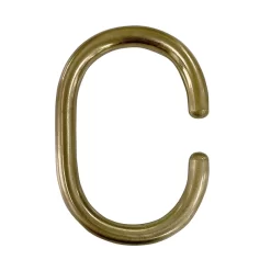 Arezzo C-Type Shower Curtain Rings (Pack Of 12) Brushed Brass 5 Arezzo C-Type Shower Curtain Rings (Pack Of 12) Brushed Brass -Ideal Standard Store azscrbbd1