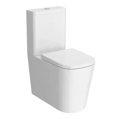 Arezzo Square BTW Close Coupled Rimless Toilet With Soft Close Seat -Ideal Standard Store azssqbtwcc 4