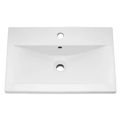 Arezzo Wall Hung Vanity Unit - Matt Green - 600mm 1-Drawer With Brushed Brass Handle 5 Arezzo Wall Hung Vanity Unit - Matt Green - 600mm 1-Drawer With Brushed Brass Handle -Ideal Standard Store aztg6whvbbd1