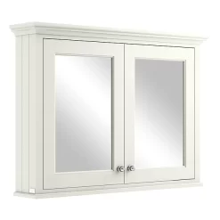Bayswater Pointing White 1050mm Mirror Wall Cabinet