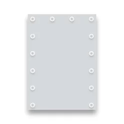 Arezzo Bulb 500 X 700mm LED Illuminated Mirror With Motion Sensor + Anti-Fog -Ideal Standard Store bm001 d1