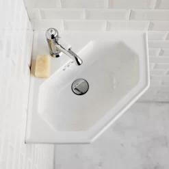 Burlington Corner Wall Mounted Cloakroom Basin