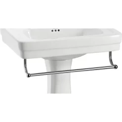 Burlington - 58cm Medium Add On Towel Rail - For Use With Contemporary Basin - T2