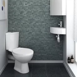 Cove Bermuda Corner Toilet With Soft Close Seat
