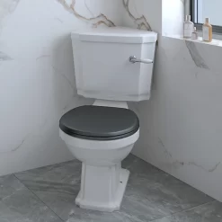 Chatsworth Traditional Corner Toilet + Soft Close Seat 8 Chatsworth Traditional Corner Toilet + Soft Close Seat -Ideal Standard Store cctblk d3
