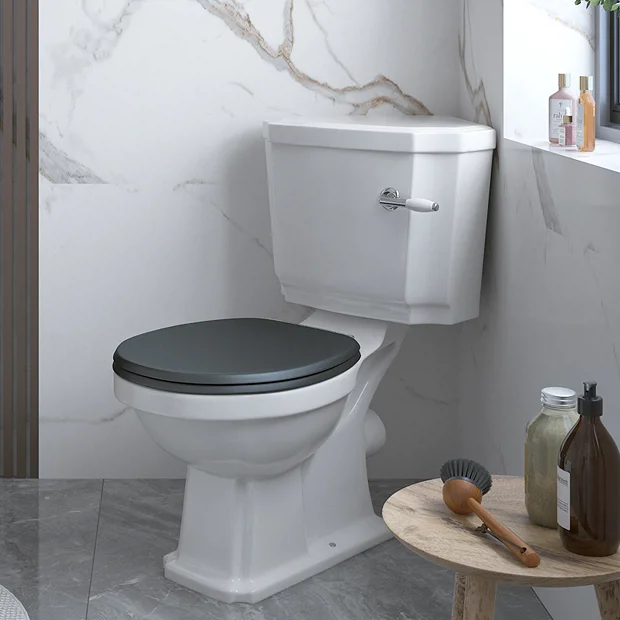 Chatsworth Traditional Corner Toilet + Soft Close Seat 2 Chatsworth Traditional Corner Toilet + Soft Close Seat - Image 2