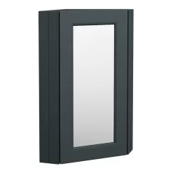 Chatsworth Corner Mirror Cabinet Graphite