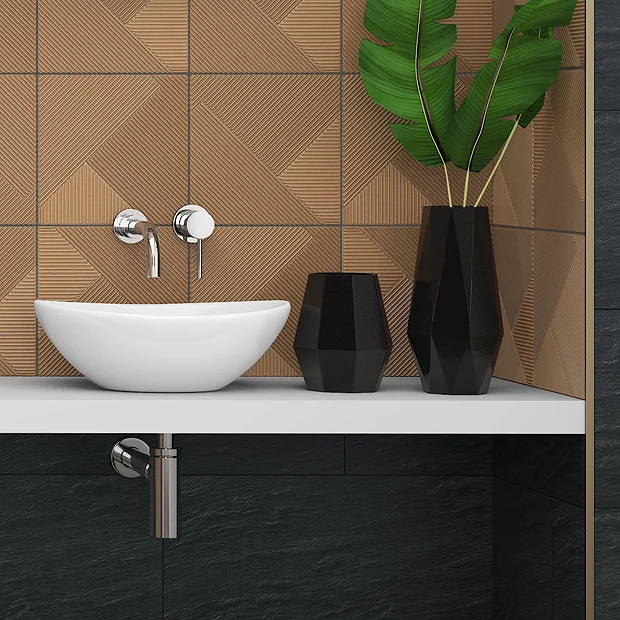 Cruze Round Chrome Wall Mounted (2TH) Basin Mixer Tap 1 Cruze Round Chrome Wall Mounted (2TH) Basin Mixer Tap