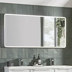 Roper Rhodes Frame 1200mm LED Illuminated Rectangular Mirror - Grey -Ideal Standard Store fr120sw d1