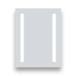 Brooklyn 390 X 500mm Battery Operated Illuminated LED Mirror -Ideal Standard Store gs3x5bt d1n