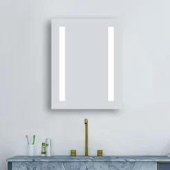 Brooklyn 390 X 500mm Battery Operated Illuminated LED Mirror -Ideal Standard Store gs3x5bt d3n