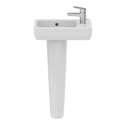 Ideal Standard I.Life S 450mm Right Hand 1TH Washbasin + Full Pedestal