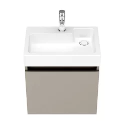 Milan Juno 500 X 360mm Stone Grey Wall Hung Vanity Unit -Ideal Standard Store jn5sgnd1