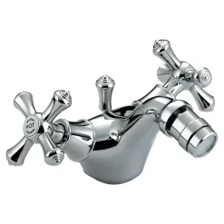 Bristan - Colonial Mono Bidet Mixer W/ Pop Up Waste - Chrome Plated