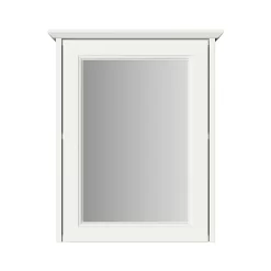 Heritage Caversham Single Door Mirror Wall Cabinet - Chantilly