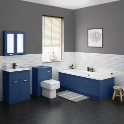Keswick Blue 600mm Traditional Wall Hung 2 Door Mirror Cabinet 6 Keswick Blue 600mm Traditional Wall Hung 2 Door Mirror Cabinet -Ideal Standard Store kesblu2dm d1