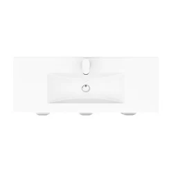 Keswick White 1015mm Traditional Floorstanding Vanity Unit