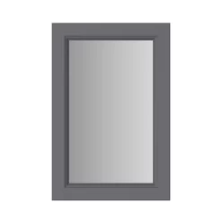 Heritage Caversham 400mm Framed Mirror - Graphite