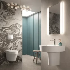 Hudson Reed Glamour LED Touch Sensor Mirror With Demister Pad -Ideal Standard Store lq083 d1