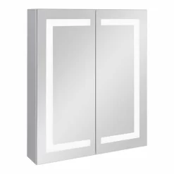 Toreno 600x700mm LED Illuminated 2-Door Mirror Cabinet Incl. Motion Sensor -Ideal Standard Store mir014 nd1