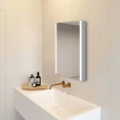 Toreno 500x700mm LED Illuminated Bluetooth Mirror Cabinet With Motion Sensor, Shaving Socket & Anti-Fog 11 Toreno 500x700mm LED Illuminated Bluetooth Mirror Cabinet With Motion Sensor, Shaving Socket & Anti-Fog -Ideal Standard Store mir017 d4n