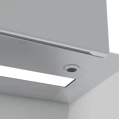 Toreno 700x650mm LED Illuminated 2-Door Bluetooth Mirror Cabinet With Motion Sensor, Shaving Socket & Anti-Fog