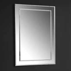 Trafalgar 500 X 700mm Rectangular Bevelled Bathroom Mirror
