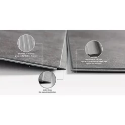 Orion Concrete Beton Waterproof Wall Tile Shower Panels - 375 X 650mm