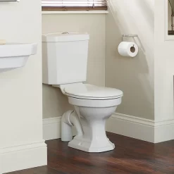 Heritage - Granley Deco Close Coupled Standard Height WC & Portrait Cistern