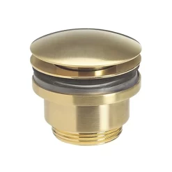 Crosswater MPRO Universal Basin Click Clack Waste - Brushed Brass Unlacquered