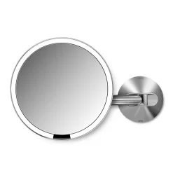 Simplehuman Rechargeable Wall Mounted 20cm Cosmetic Sensor Mirror -Ideal Standard Store st3002 d1
