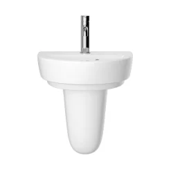 Heritage Stamford 450mm 1TH Basin + Small Semi Pedestal