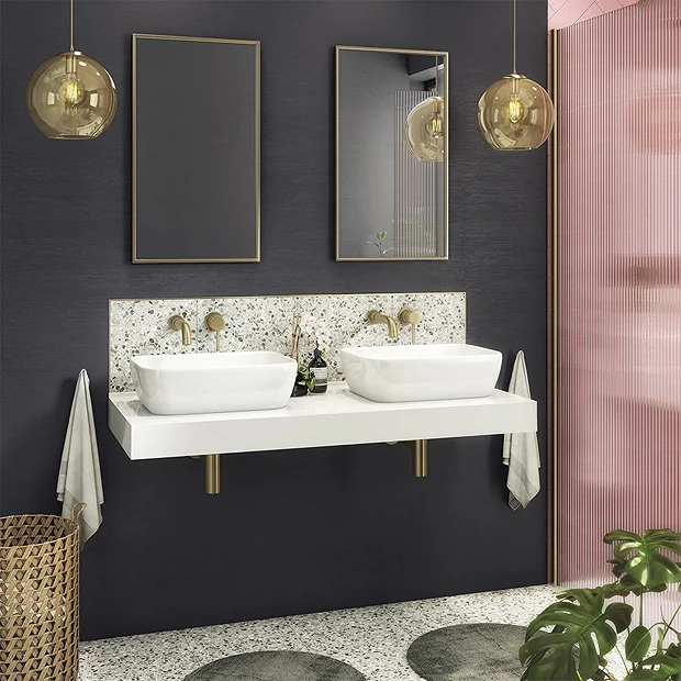 Venice Brushed Brass 400 X 700mm Rectangular Mirror 5 Venice Brushed Brass 400 X 700mm Rectangular Mirror - Image 5
