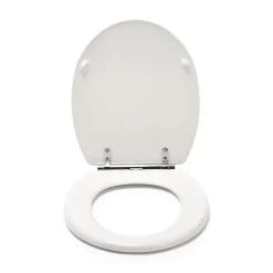 Croydex Lugano White Flexi-Fix Toilet Seat With Soft Close And Quick Release -Ideal Standard Store wl601022h d2